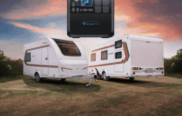 Caravan accu powerstation